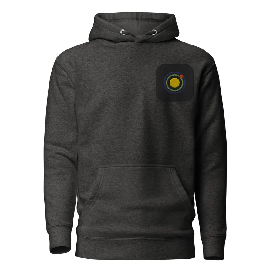 Society hoodie with the embroidered crest